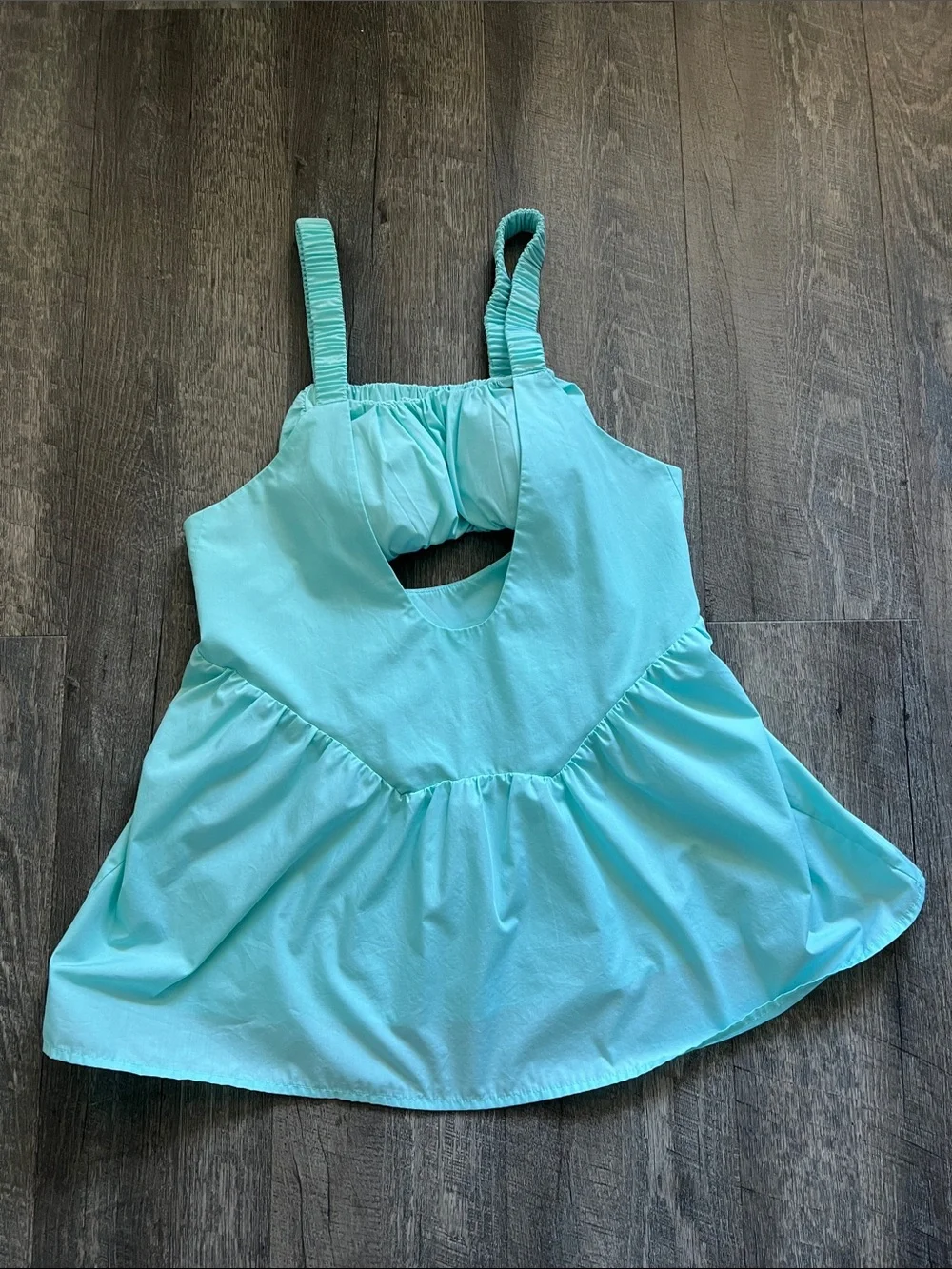 Amazon Women's Light Teal Romper Set